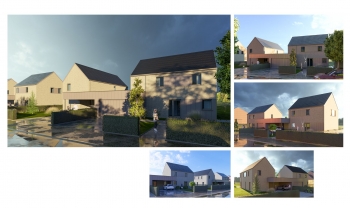 Lot de 4 habitations individuelles à Verlaine