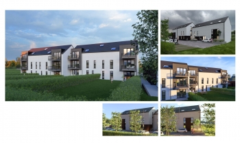 Lot de 4 habitations individuelles et immeubles de 12 appartements